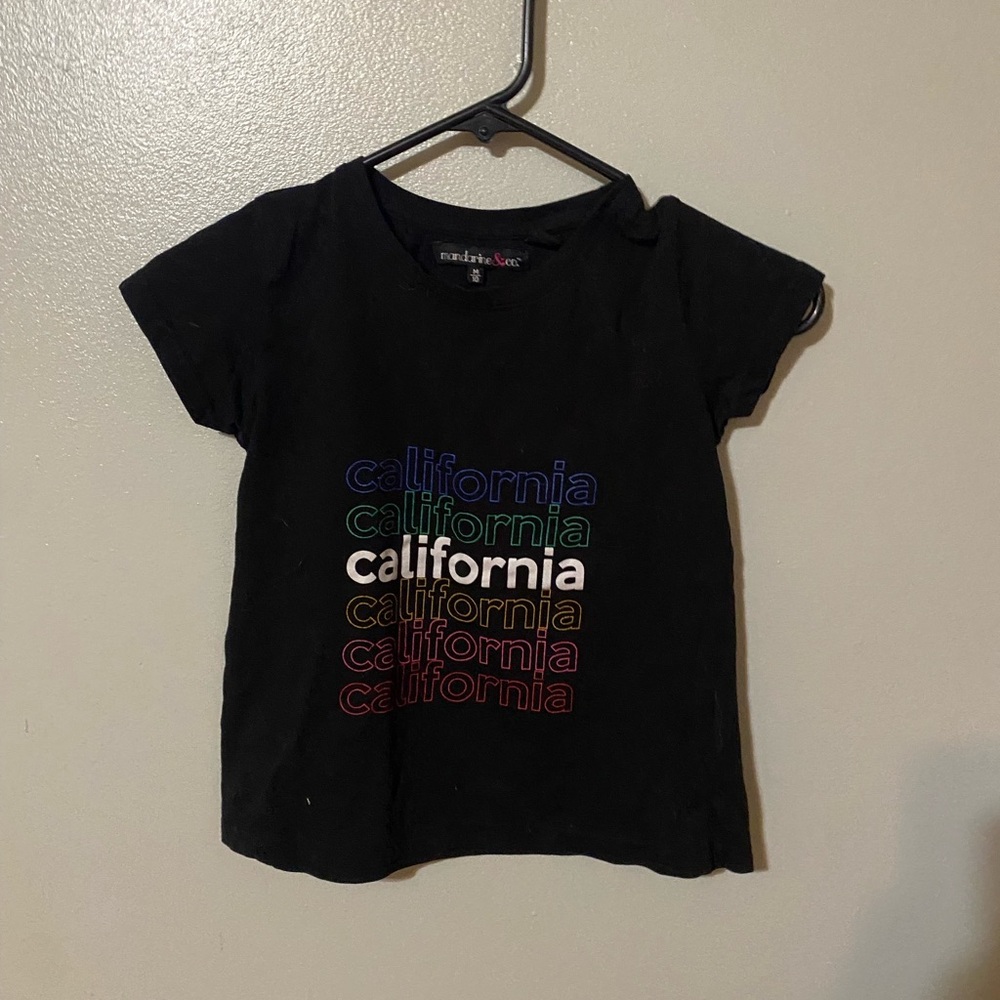 🥳3 for 12$🥳California Kids Black T-Shirt by